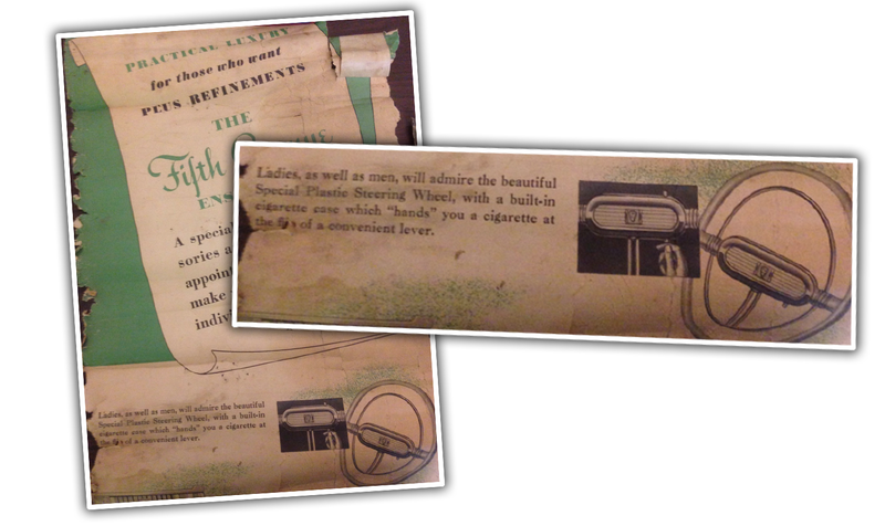 Illustration for article titled Cars Once Came With Built-In Cigarette Dispensers